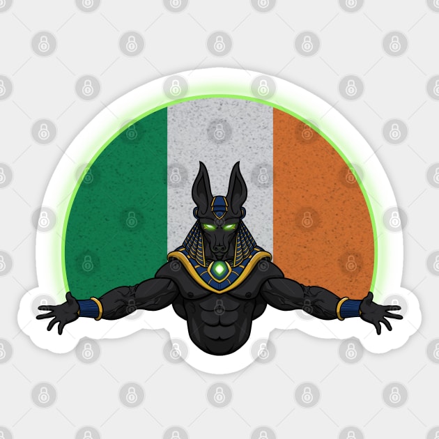 Anubis Ireland Sticker by RampArt